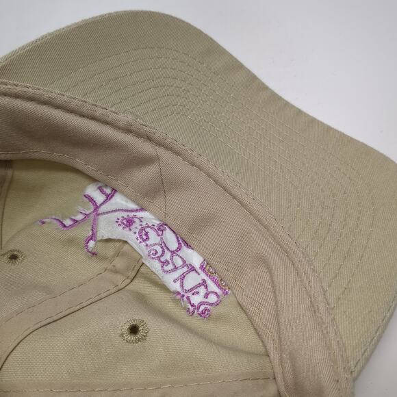 Keegan's Challenge Snapback Hat Beige One Size Embroidered Otto Cap - Picture 8 of 10
